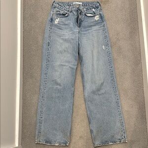 Light Blue Distressed Jeans